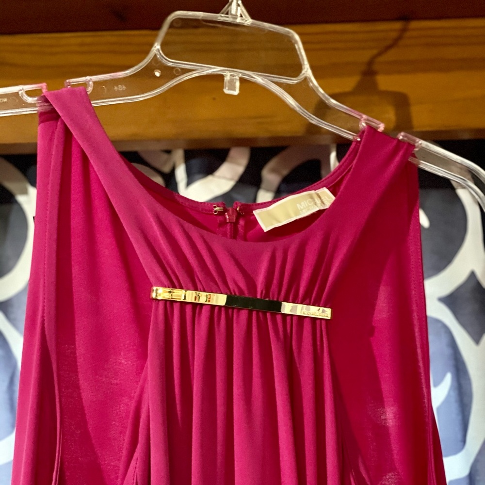 Michael by Michael Kors fuscia, high-low dress